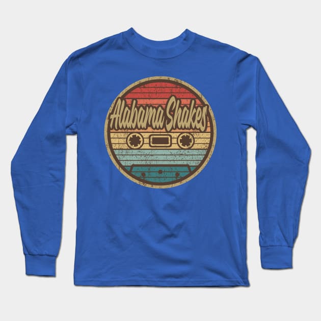 Alabama Shakes Retro Cassette Circle Long Sleeve T-Shirt by penciltimes